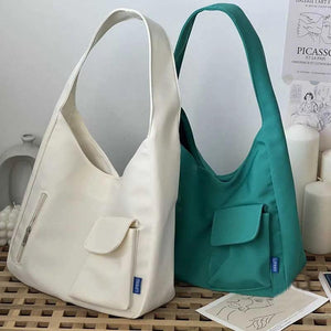 Canvas Handbag Women's Casual Large Capacity Shoulder Messenger Tote Bag