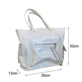 Women's PU Leather Shoulder Bag Large Capacity Tote Bags