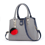 PU Shoulder Bag Women Messenger Handbag Female Bag with Pendant