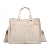 Large Capacity Canvas Tote Bag for Women, Crossbody Schoolbags