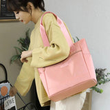 Nylon Shoulder Bag Japanese Style Large Capacity Simple Design