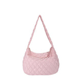 Ladies Quilted Puff Cross Shoulder Bag Winter Crossbody Underarm Purse