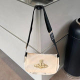 Women Vintage Canvas Shoulder Handbags Female Student Portable Messenger Bag