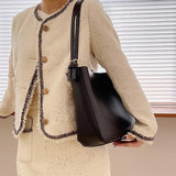 2PCS/Set Women Handbag Shoulder Bags PU Leather Female Woman