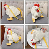 Cartoon Chicken Crossbody Purse Hen Shape Messenger Bag