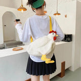 Cartoon Chicken Crossbody Purse Hen Shape Messenger Bag