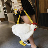 Cartoon Chicken Crossbody Purse Hen Shape Messenger Bag