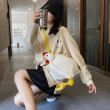 Cartoon Chicken Crossbody Purse Hen Shape Messenger Bag