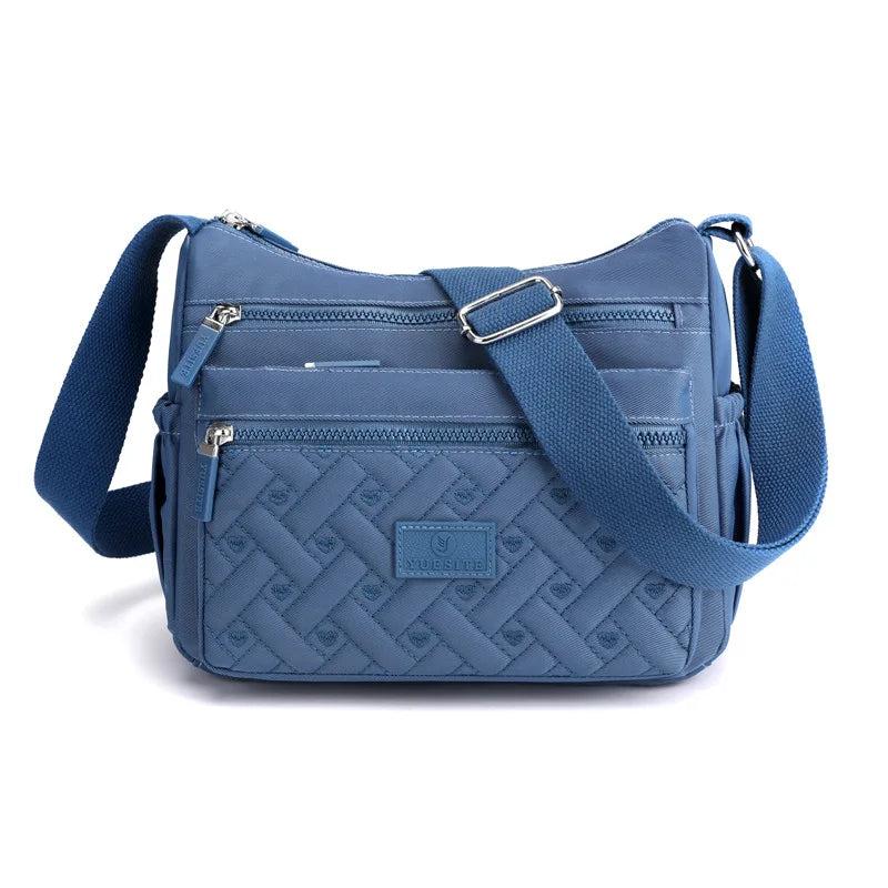 Nylon Shoulder Bag for Women CrossBody Casual Handbag