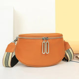 Women's Soft Leather Tote Bag Long Zipper Handbag