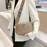100% Leather Women's Bag Solid Cow Leather Women Shoulder Crossbody Bag