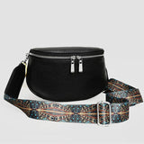 100% Leather Women's Bag Solid Cow Leather Women Shoulder Crossbody Bag