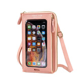 Women's Diagonal Anti-theft Touch Screen Shoulder Bag