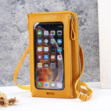 Women's Diagonal Anti-theft Touch Screen Shoulder Bag