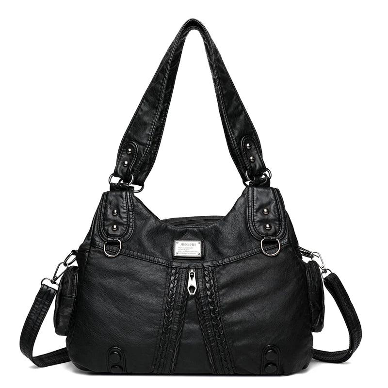 Soft Leather Handbags High Woman Messenger Bag