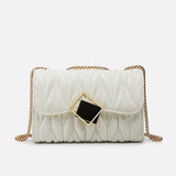 Stylish Chain Single-shoulder Leather Bag Women's Crossbody Small Bag