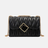 Stylish Chain Single-shoulder Leather Bag Women's Crossbody Small Bag