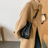 Retro Large Shoulder Bag for Women
