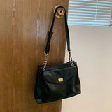Retro Large Shoulder Bag for Women