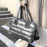 Casual Nylon Crossbody Shoulder Bag Winter High Capacity Lady Cotton Bag