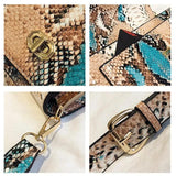 Snake Pattern Small Shoulder Bag Evening Clutch Purse