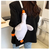 Girl Cartoon Plush Duck Doll Shoulder Bag Children Cross-Body Bag