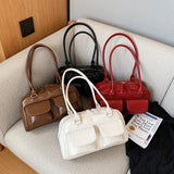 Shoulder Tote Bag Women Purses Handbag Armpit Bag Double Pocket Hand Bag