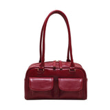 Shoulder Tote Bag Women Purses Handbag Armpit Bag Double Pocket Hand Bag