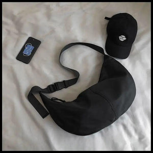 Workwear Bag Women Large Capacity Shoulder Bag College Student Cross Bag