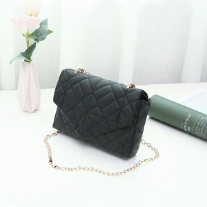 Women Bag Diamond Embroidered Chain Small Square Small Bag Casual Shoulder Messe