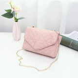 Women Bag Diamond Embroidered Chain Small Square Small Bag Casual Shoulder Messe