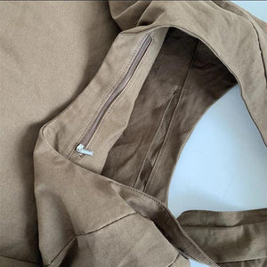 Large Capacity Canvas Crossbody Bag Retro Hobo Messenger Handbag