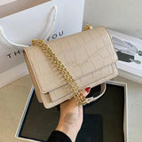 Net Red Texture Square Sling Bag Mini Handbag