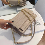 Net Red Texture Square Sling Bag Mini Handbag