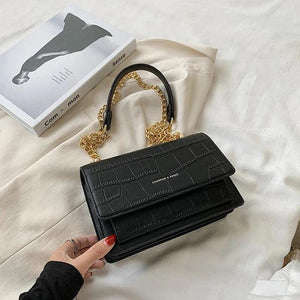 Net Red Texture Square Sling Bag Mini Handbag