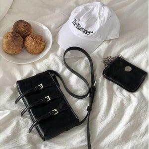 MBTI Shoulder Bag Solid Silver Purse Crossbody Bags