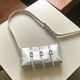 MBTI Shoulder Bag Solid Silver Purse Crossbody Bags