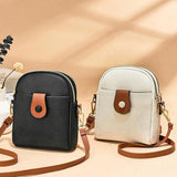 Buylor Soft PU Leather Women Shoulder Bags Lightweight Satchel Small Messenger B