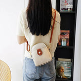 Buylor Soft PU Leather Women Shoulder Bags Lightweight Satchel Small Messenger B