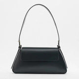 Silver Shoulder Bag Women Adjustable Strap PU Solid Casual Underarm Bag