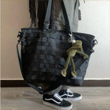 Harajuku Techwear Nylon Bucket Sling Man Gothic Crossbody Bags Fanny Pack
