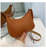 Women's Small Square Shoulder Bag Armpit Tote Bag Mochilas