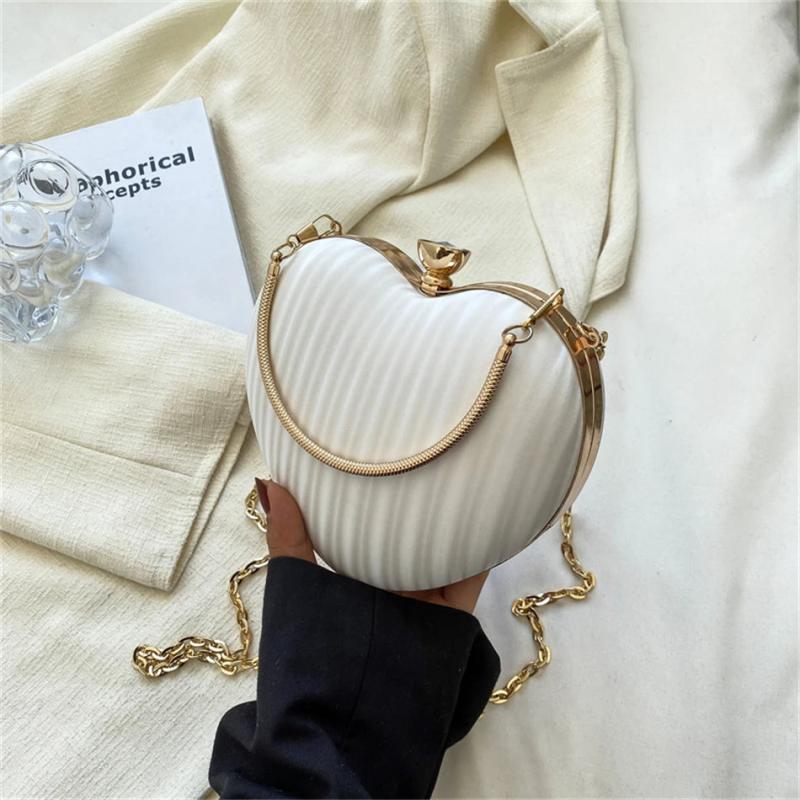Women's Heart Shoulder Crossbody Bag PU Leather Handbag