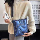 Quilted Cotton Padded Messenger Bag for Women