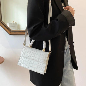 Stone Pattern PU Leather Messenger Bags Envelope Clutch Crossbody Bags