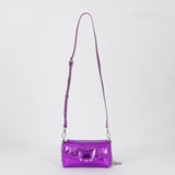 Pu Crossbody Bag Women Leather Chain Ladies Shoulder Bag Solid Metal