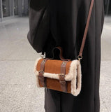 Plush Small Bag Women'S Messenger Bag Square Bag
