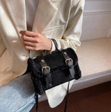 Plush Small Bag Women'S Messenger Bag Square Bag