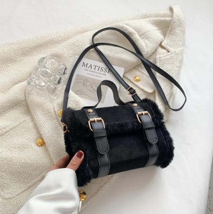 Plush Small Bag Women'S Messenger Bag Square Bag