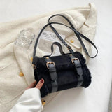 Plush Small Bag Women'S Messenger Bag Square Bag